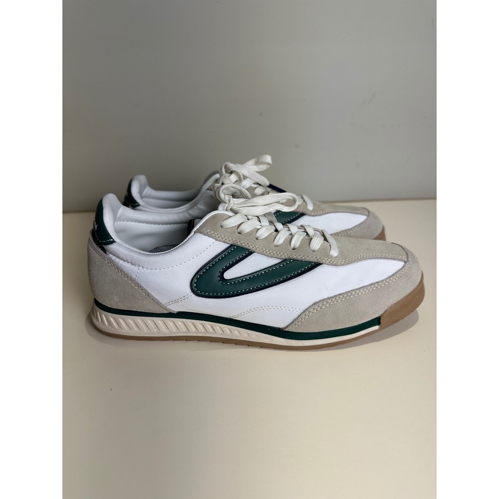 Tretorn Rawlins Kristine‎ Sneakers Women's Size 8M White/Green Low Top Shoes